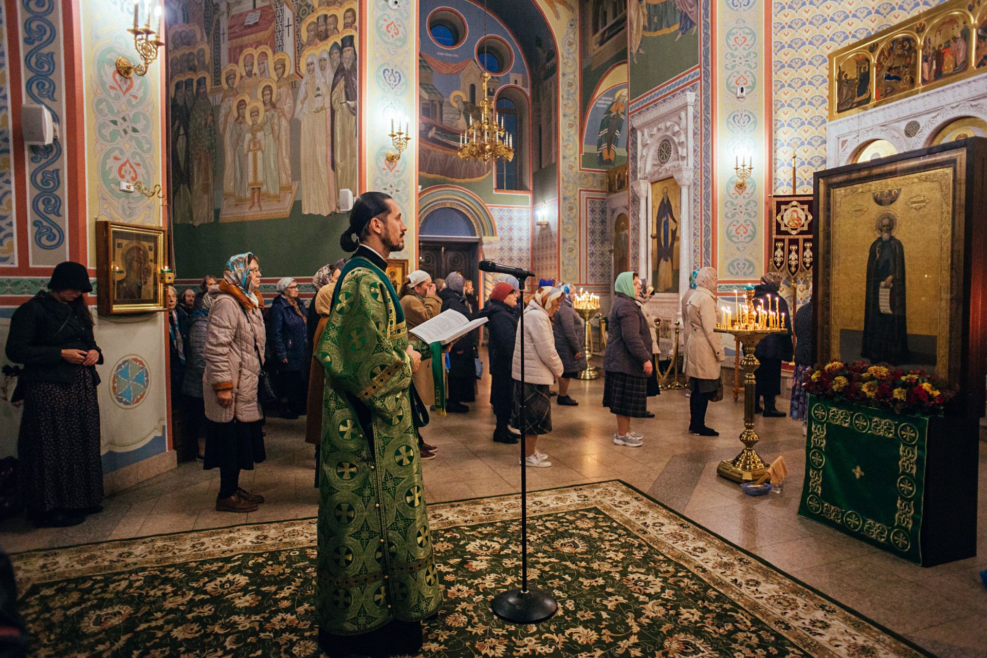 Храм отметил осеннюю память преподобного Сергия — Храм преподобного Сергия  Радонежского в Солнцево